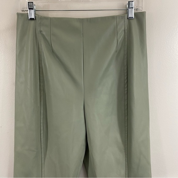 Free People We The Free Real Deal Slit Vegan Pants Seagrass Size 30 - Picture 5 of 14